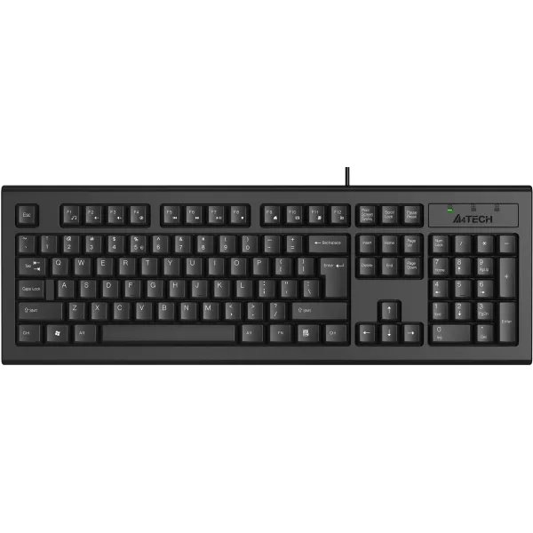 Клавиатура A4Tech KR-85 Black PS/2 (классическая мембранная, 104кл)