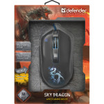 Мышь DEFENDER Sky Dragon GM-090L Black USB (3200dpi)