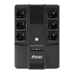ИБП Powerman Brick 800 (Line-Interactive, 800ВА, 480Вт, 6xCEE 7 (евророзетка))