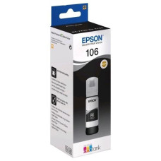 Чернильный картридж Epson 106BK (фото черный; 70стр; L7160, 7180)