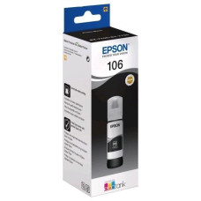 Чернильный картридж Epson 106BK (фото черный; 70стр; L7160, 7180) [C13T00R140]