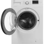 Стиральная машина Beko WRE6512ZAW(фронтальная средняя, класс стирки/отжима/э.потребления: A/C/A , макс: 6кг, 1000 об/мин, защита: частичная, 60x84x41.5см, белый)