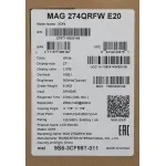 Монитор MSI MAG 274QRFW E20 (27