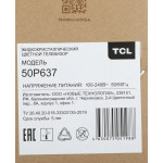 LED-телевизор TCL 50P637 (50