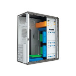 Корпус Foxline FL-302 450W Black (Midi-Tower, 450Вт, 2xUSB3.0, 1x92мм)