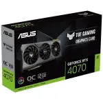 Видеокарта GeForce RTX 4070 2550МГц 12Гб ASUS TUF Gaming OC (PCI-E 4.0, GDDR6X, 192бит, 1xHDMI, 3xDP)