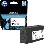 Чернильный картридж HP 963 (черный; 1000стр; OfficeJet Pro 901x, 902x)