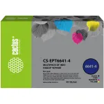 Чернила Cactus CS-EPT6644 (желтый; 100мл; Epson L100, L110, L120, L132, L200, L210, L222, L300, L312, L350, L355, L362, L366, L456, L550, L555, L566, L1300)