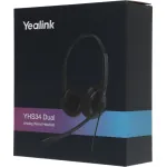 Гарнитура Yealink YHS34 Dual (оголовье, с проводом, 0.9м, накладные, RJ9)
