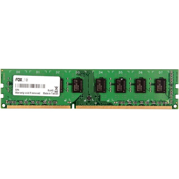 Память DIMM DDR2 1Гб 800МГц Foxline (6400Мб/с, CL5, 240-pin, 1.8 В)