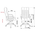 Кресло руководителя Бюрократ KB-10