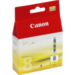 Чернильный картридж Canon CLI-8Y (желтый; 545стр; 13мл; iP6600D, 4200, 5200, 5200R)