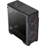 Корпус Aerocool Ore Saturn FRGB-G Black (Midi-Tower, 2xUSB3.0)