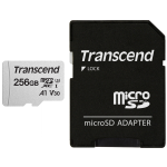 Карта памяти microSDXC 256Гб Transcend (Class 10, 100Мб/с, UHS-I U3, адаптер на SD)