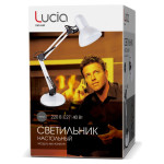 Настольная лампа Lucia Юниор 465-W(от сети, 40Вт, на подставке, белый)