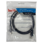 Патч-корд Buro 1645628 (RJ-45 (m), RJ-45 (m), алюминий омедненный, 1м, 5E, 4пары, UTP)