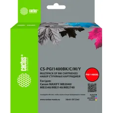 Cactus CS-PGI1400BK/C/M/Y (4 цвета; 72стр; MB2050, MB2350, MB2040, MB2340)