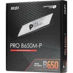 Материнская плата MSI PRO B650M-P (AM5, AMD B650, 4xDDR5 DIMM, RAID SATA: 0,1,10)