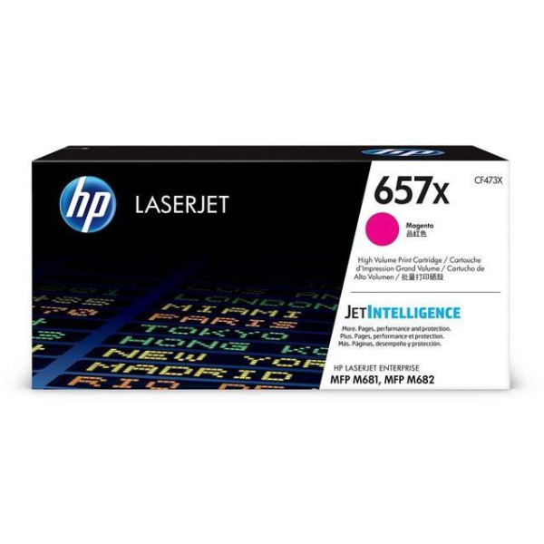 Картридж HP 657X (пурпурный; 23000стр; HP CLJ MFP M681, M682)