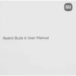 Гарнитура Xiaomi Redmi Buds 6 (беспроводные внутриканальные в ушной раковине закрытые, шумоподавление, 54/475мА*ч, 10ч, Bluetooth 5.4, IP54)