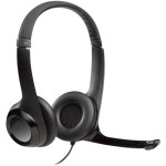 Гарнитура Logitech Stereo Headset H390 (оголовье, USB, 2.33м, накладные, USB, 197г)