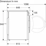 Сушильная машина Bosch WQG14591BY (Heat Pump (тепловой насос), D, макс.загрузка 9 кг, 14 программ, уровень шума 62 дБ)