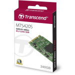 Жесткий диск SSD 240Гб Transcend MTS420 (2242, 500/430 Мб/с, 75000 IOPS, SATA 3Гбит/с, 256Мб, для ноутбука и настольного компьютера)