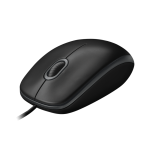 Мышь Logitech B100 Black USB (кнопок 3, 800dpi)
