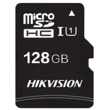 Карта памяти microSDXC 128Гб Hikvision (Class 10, 92Мб/с, UHS-I U1, адаптер на SD)