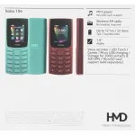 NOKIA 106 (160x120 TFT, 2 mini SIM, Series 30+)