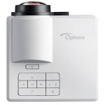 Проектор Optoma ML1050ST+ (DLP, 1280x800, 20000:1, 1000лм, Входы: HDMI, microSD-карта, USB-A считыватель, VGA; Выходы: Аудио 3.5мм)