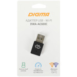 Сетевой адаптер DIGMA DWA-AC600C