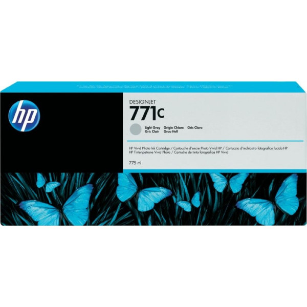 Чернильный картридж HP 771C (светло-серый; 775стр; 775мл; DJ Z6200)