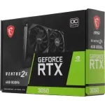 Видеокарта GeForce RTX 3050 1552МГц 6Гб MSI VENTUS OC (GDDR6, 96бит, 2xHDMI, 1xDP)