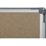 Демонстрационная доска Cactus CS-CBD-90X120 (90x120см, пробка/алюминий, рама алюминий, поверхность пробковая, коричневый)