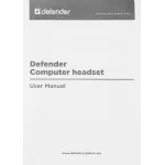 Гарнитура DEFENDER HN-750 (оголовье, с проводом, 2м, полноразмерные, 2 x mini jack 3.5 mm)