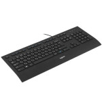 Клавиатура Logitech Corded Keyboard K280e Black USB (классическая мембранные, 104кл)