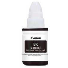 Чернильный картридж Canon GI-490BK (черный; 135стр; Pixma G1400, 2400, 3400)