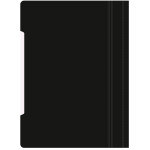 Папка-скоросшиватель Бюрократ -PS20BLCK (A4, прозрачный верхний лист, пластик, черный)