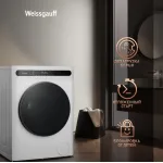 Стиральная машина Weissgauff WMD 45148(60x84.7x47см, фронтальная, макс:8кг, с сушкой, 1400об/мин, защита от протечек, белый)