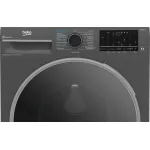 Стиральная машина Beko B3DFR57H22A(фронтальная полноразмерная, класс стирки/отжима/э.потребления: A/B/B , макс: 7,5кг, с сушкой, 1200 об/мин, инвертер, защита: частичная, 60x84.5x49.6см, антрацит)