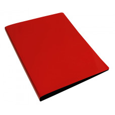 Папка с зажимом Бюрократ DeLuxe DL07PRED (зажимов 1, A4, пластик, толщина пластика 0,7мм, ширина корешка 27мм, красный) [DL07PRED]