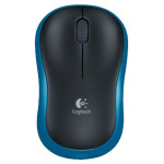 Мышь Logitech Wireless Mouse M185 Blue-Black USB (радиоканал, кнопок 3, 1000dpi)
