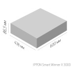 ИБП Ippon Smart Winner II 3000 (интерактивный, 3000ВА, 2700Вт, 8xIEC 320 C13 (компьютерный))