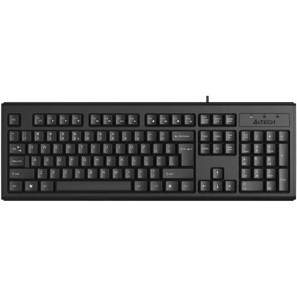 Клавиатура A4Tech KR-83 Black PS/2 (классическая мембранная, 104кл)