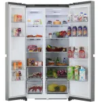 Холодильник LG GC-B257KMHW (No Frost, A+, 2-камерный, Side by Side, объем 703:432/271л, инверторный компрессор, серебристый)