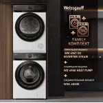 Сушильная машина Weissgauff WD 4948 Heat Pump (Heat Pump (тепловой насос), A+, макс.загрузка 7 кг, 15 программ, уровень шума 64 дБ)