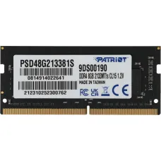 Память SO-DIMM DDR4 8Гб 2133МГц Patriot Memory (17000Мб/с, CL15, 260-pin, 1.2 В) [PSD48G213381S]