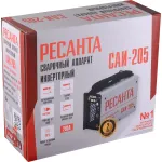 Сварочный аппарат РЕСАНТА САИ205 (140-260В, инвертор, ММА DC, 10-205A, 7,3кВт)