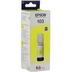 Чернильный картридж Epson 103Y (желтый; 65стр; L3100, 3110, 3150)